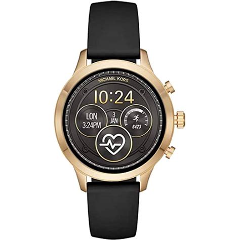 michael kors mkt5053 sale|Michael Kors Access Gen 4 Runway Black Silicone Strap.